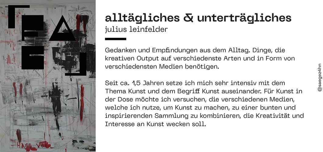Alltägliches Julius Leinfelder