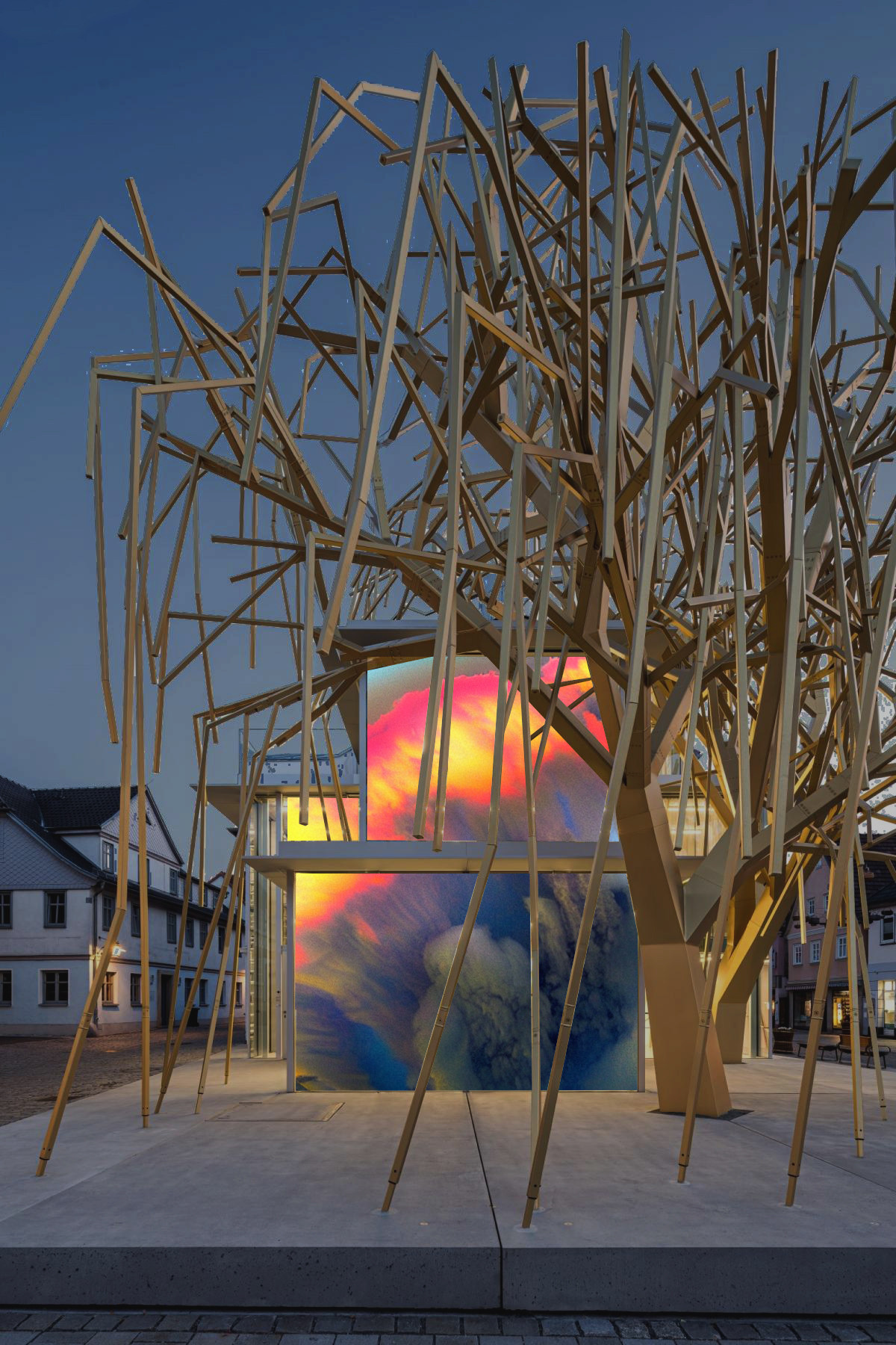 Art - Space - Vision. Installation by artist Susi Gelb.
