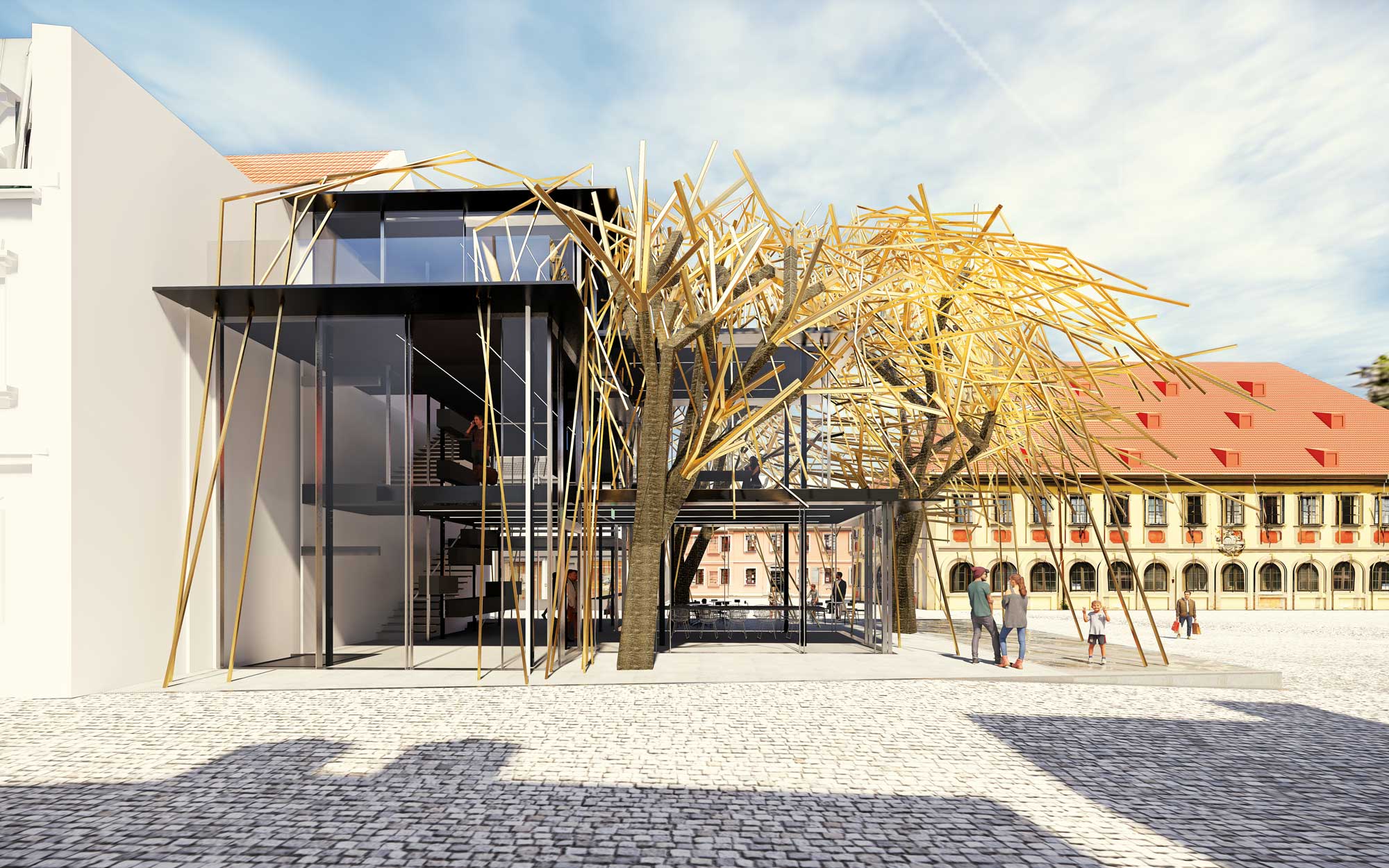 Archiv der zukunft Rendering