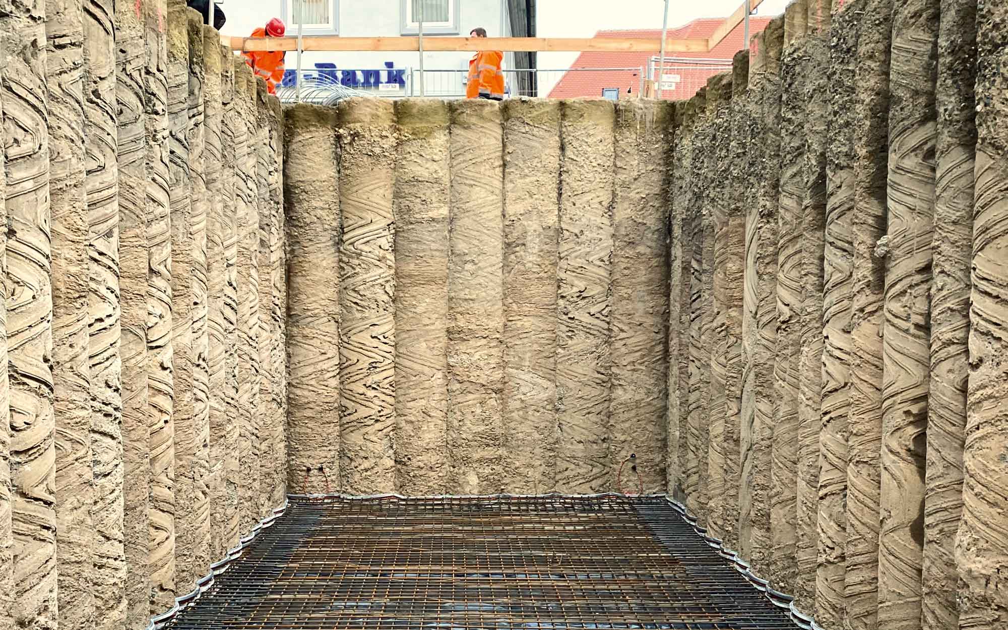 Archiv der Zukunft Keller Bau