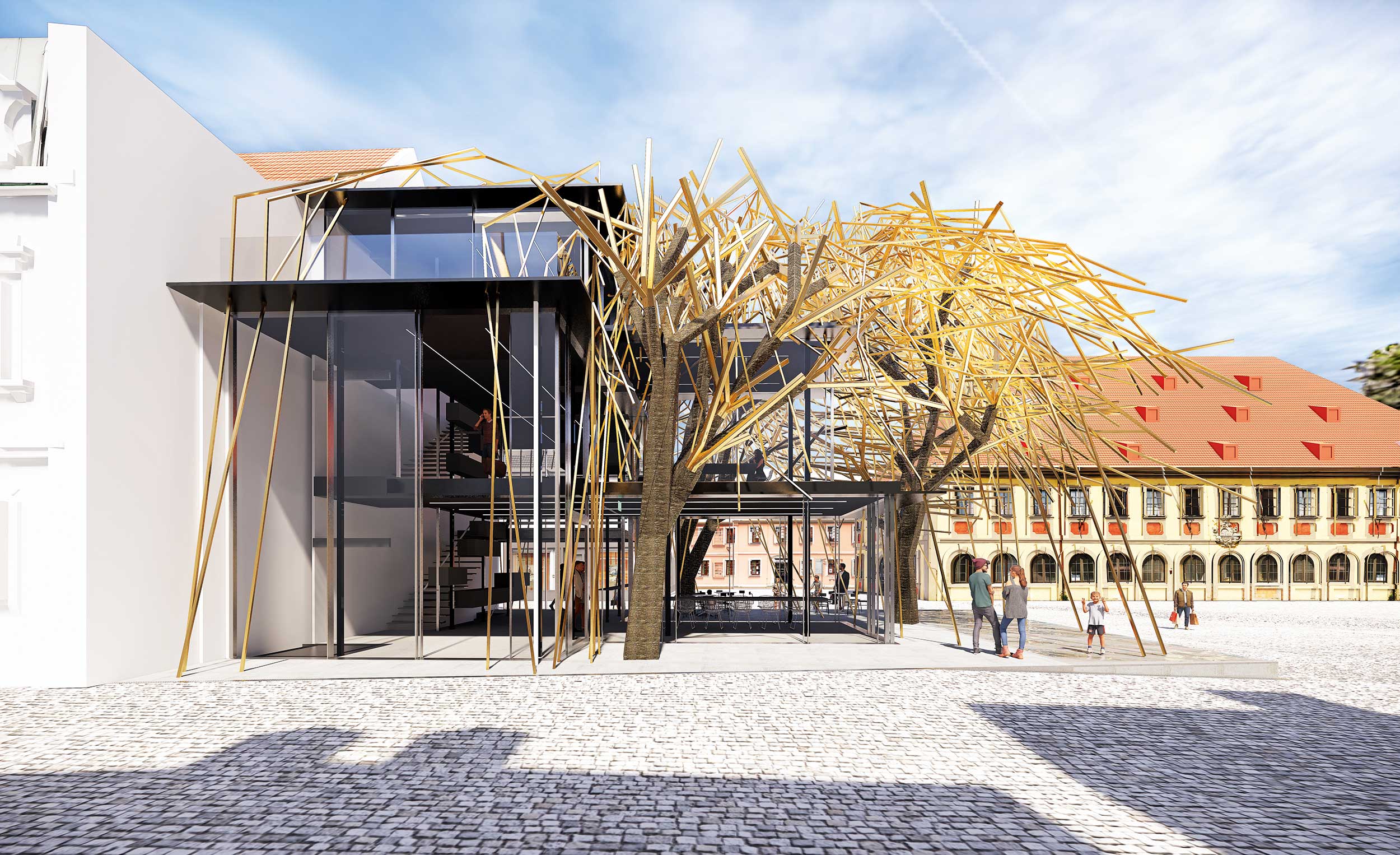 Archiv der zukunft Rendering