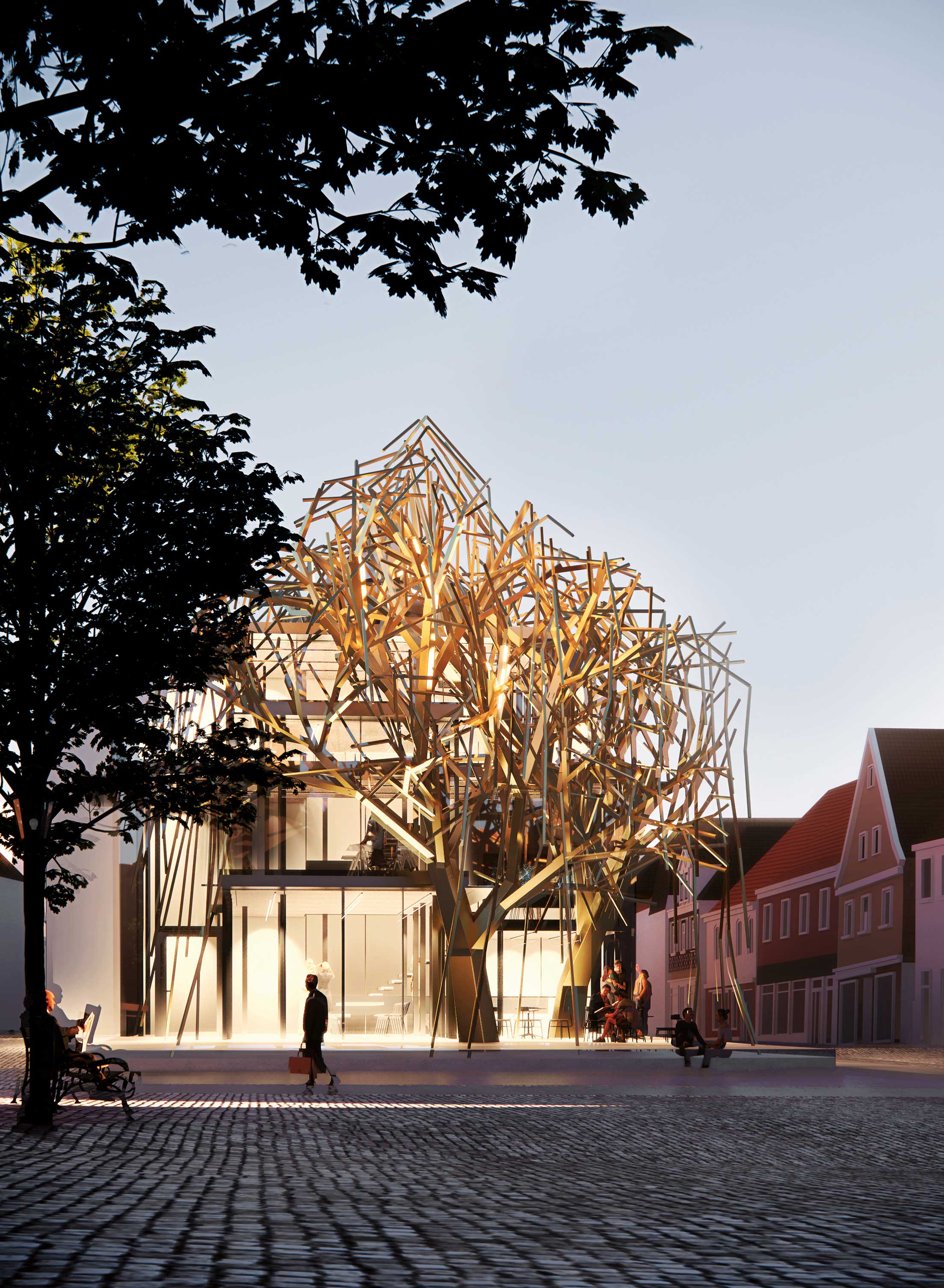 Rendering Archiv der Zukunft