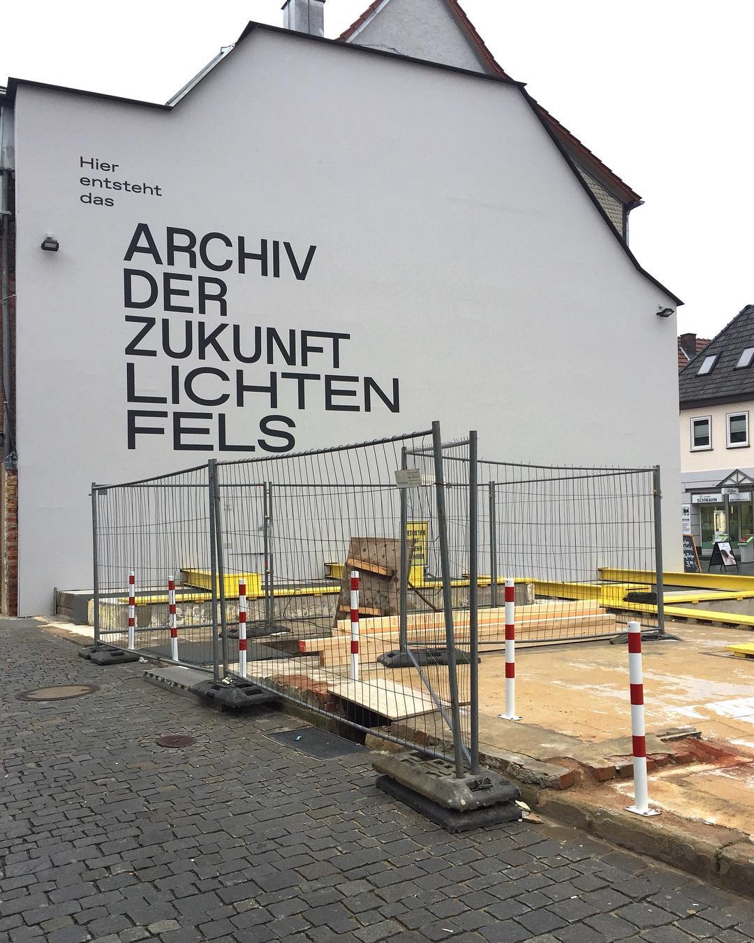 Baustart Archiv der Zukunft Lichtenfles
